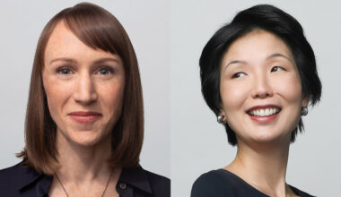 Alex Hardiman and Hannah Yang