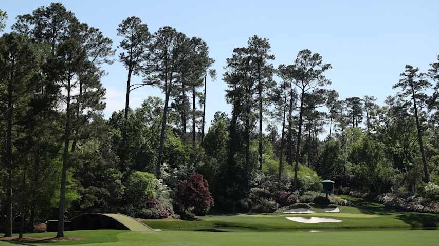 A view of the par-3 12th hole, part of "Amen Corner," at Augusta National. (Andrew Redington/Getty Images)