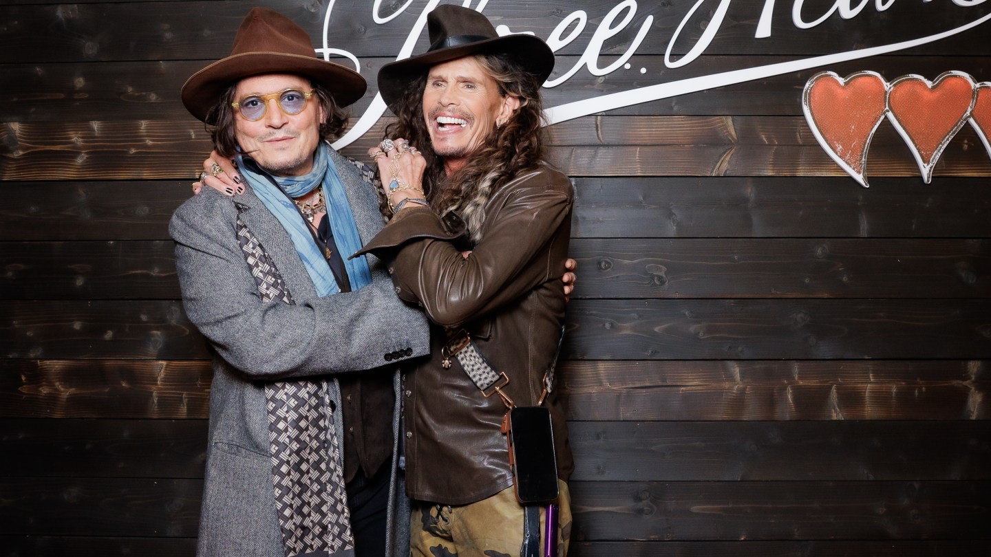 Johnny Depp Makes Rare Public Appearance in L.A. to Launch Rum Brand