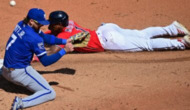Angel Martinez hits a grand slam as part of a career-best game and Guardians rout Royals
