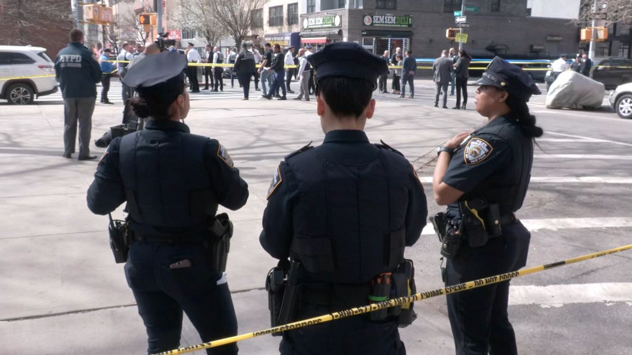 Brooklyn shooting scene