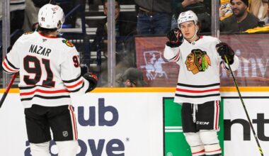 Connor Bedard Frank Nazar Chicago Blackhawks