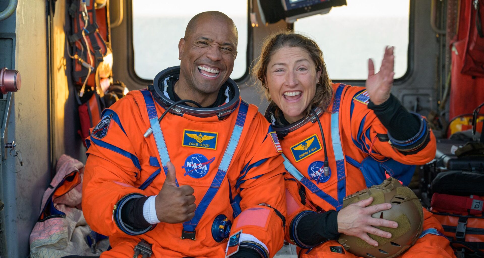 Artemis 2 astronauts celebrate successful return to Earth photo of the day for April 13, 2026