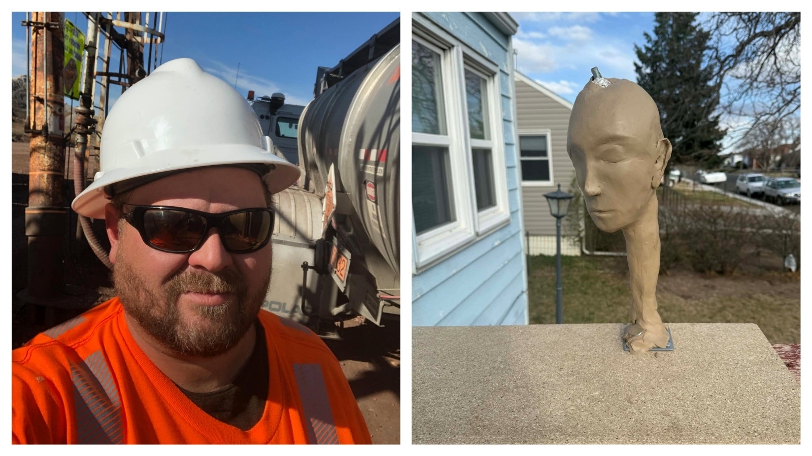 Brandon Clark of Cheyenne has worked for over 30 years in the trades, from electrician to truck driving, before quitting to pursue a career as an artist. He had been encouraged to do so by other professionals and has finally thrown caution to the wind to be an artist.