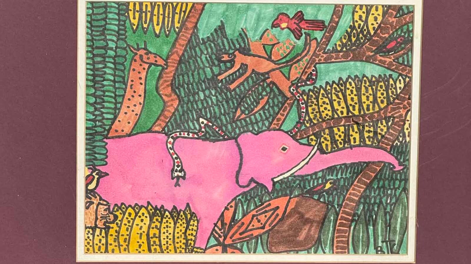 Brandon Clark of Cheyenne grew up loving art. At 8 years old, he drew a picture of an elephant and at 12, another pencil drawing won him a school art award. He continued to be drawn to the arts but went into the trades instead. He finally quit his truck driving career to instead plunge into the world of art.