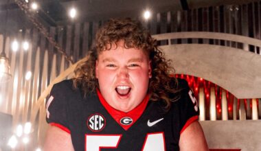 3-star OL shares a big endorsement for UGA football after OV