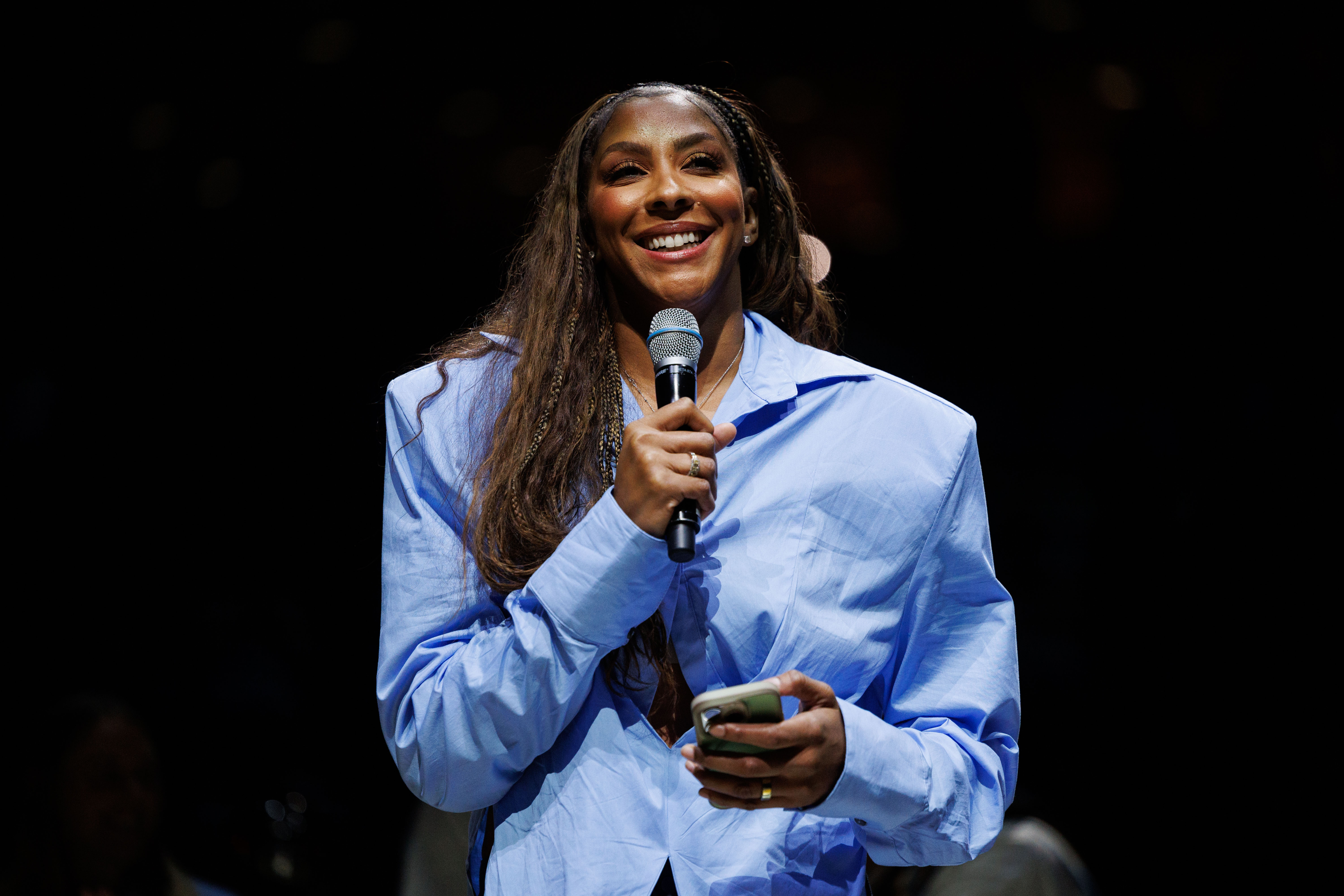 Former Chicago Sky player and seven-time WNBA All-Star Candace Parker...