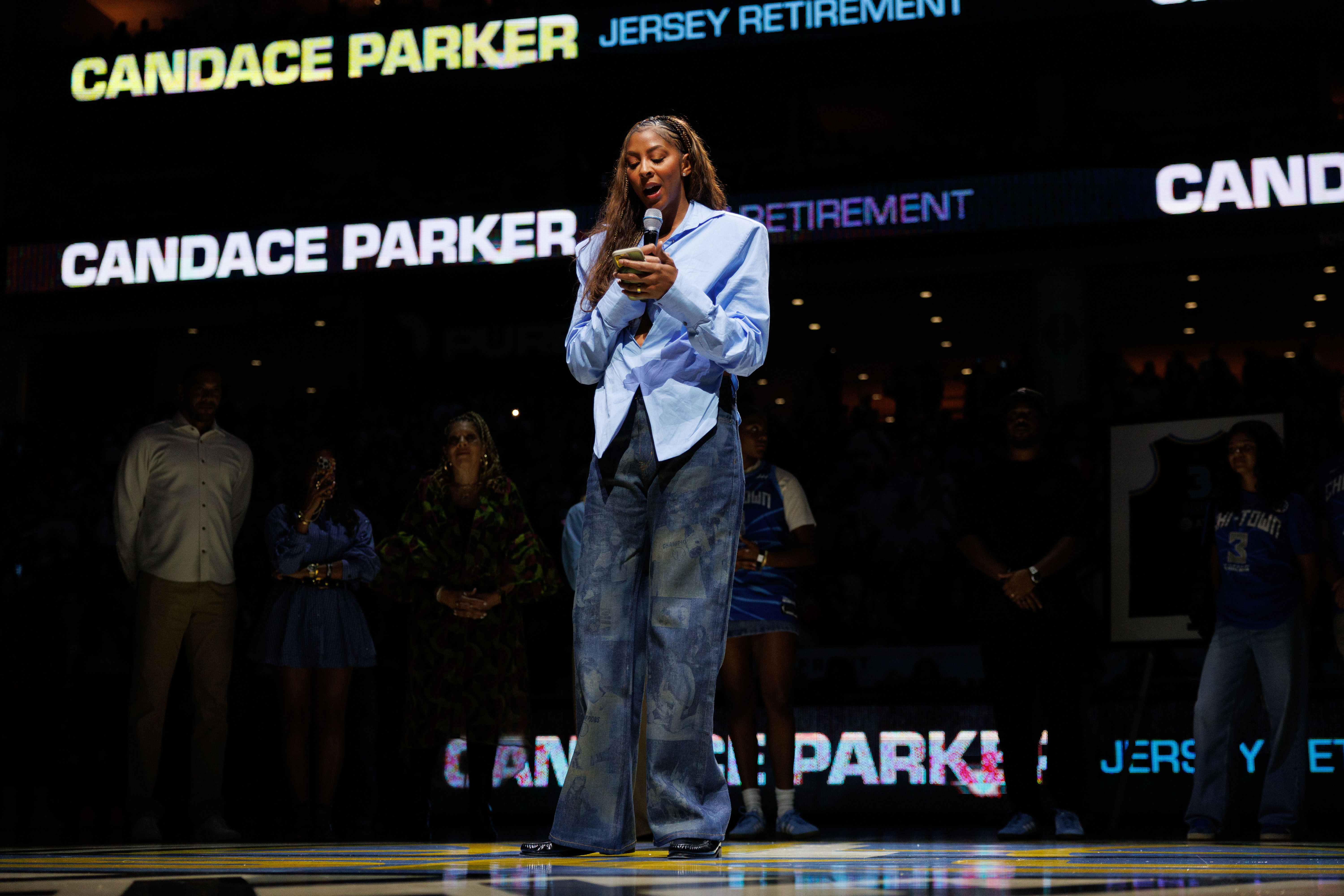 Former Chicago Sky player and seven-time WNBA All-Star Candace Parker...