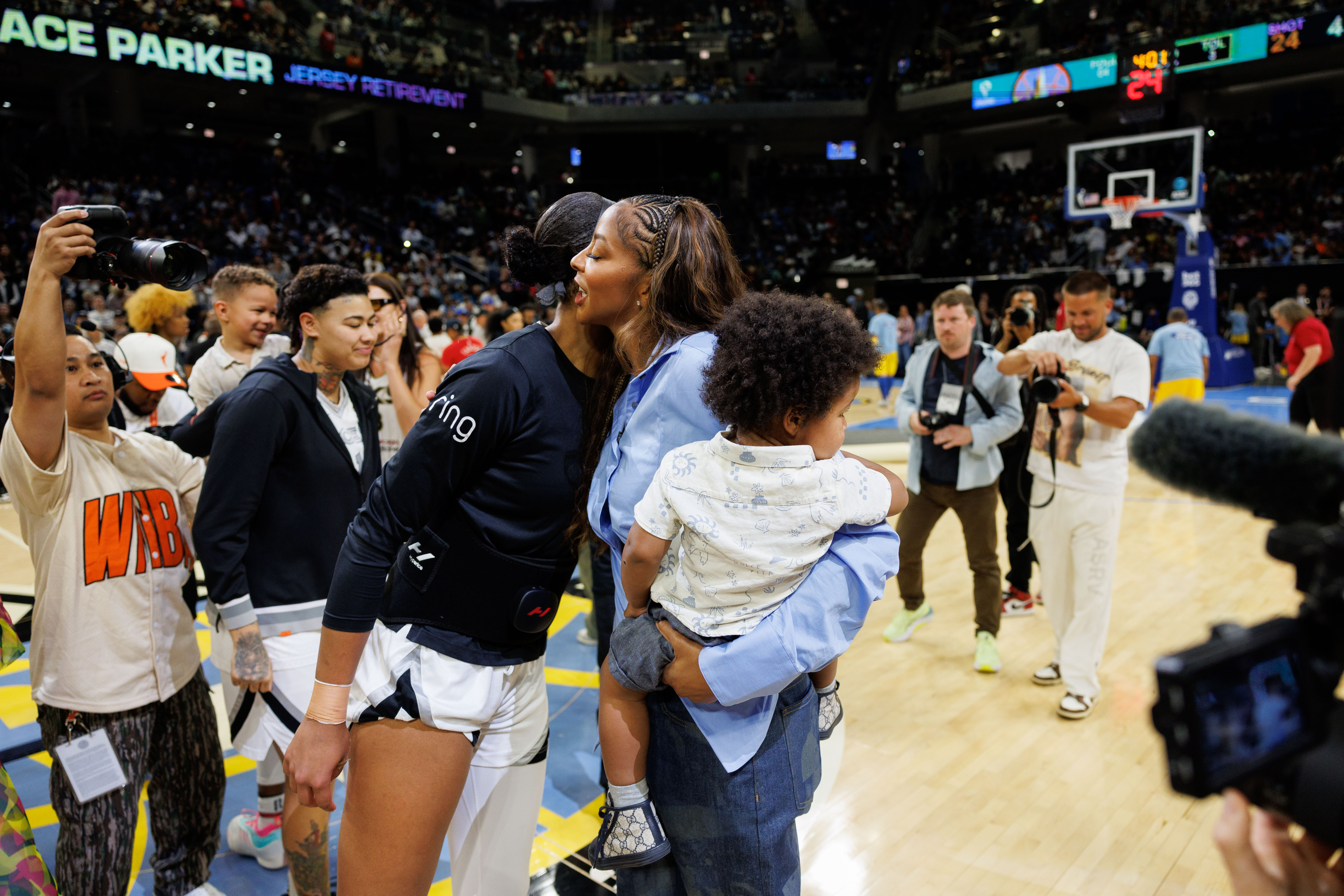 Former Chicago Sky player and seven-time WNBA All-Star Candace Parker...