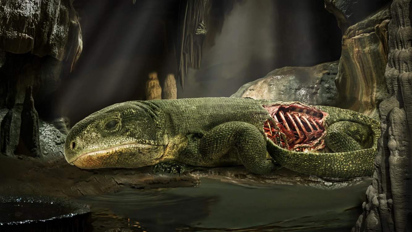 Fossil From 289M Years Ago Reveals 'Mummified' Skin, Scales, Proteins–And Earliest Known Lung Function