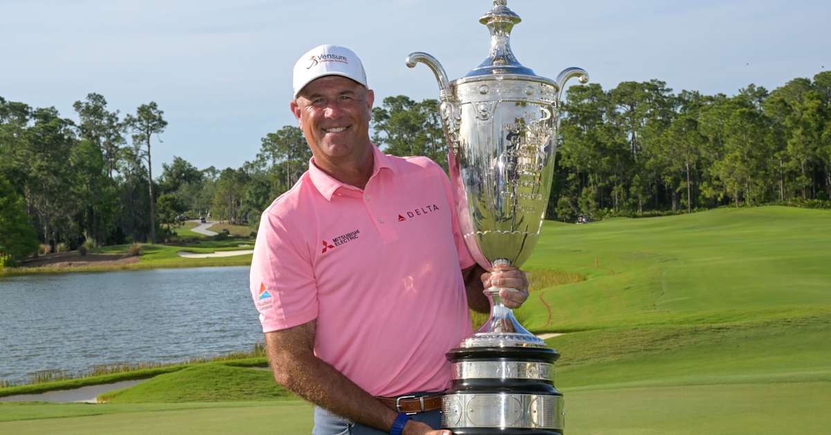 Stewart Cink puts on clinic at Concession, wins Senior PGA Championship by six shots