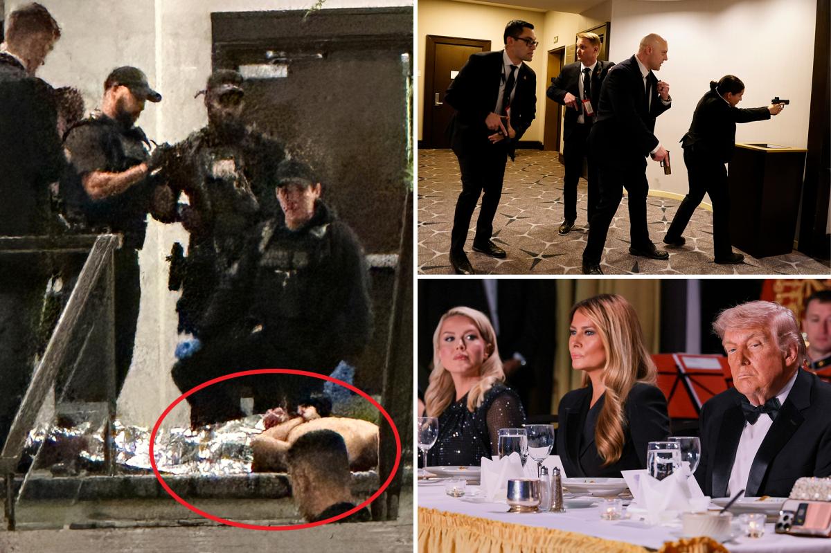 Trump rushed out of White House Correspondents’ Dinner after shots fired, gunman ID'd as Cole Allen