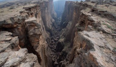 Continental Rift Earth Splitting Apart