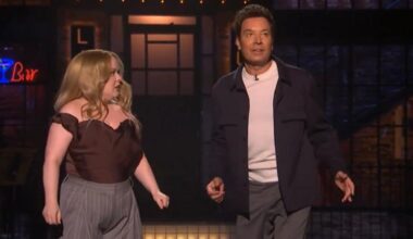 Jimmy Fallon & Nicola Coughlan Go On Wild 'SNL UK' Studio Tour