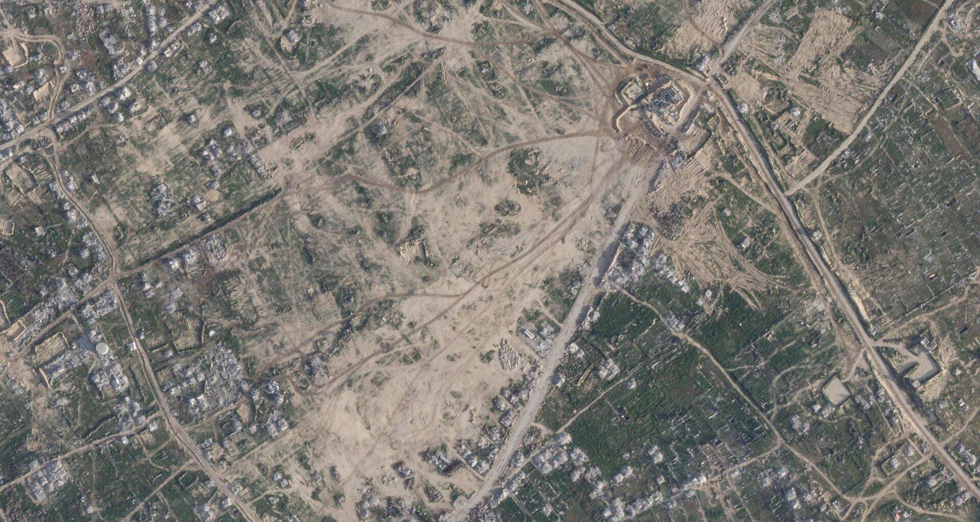 Satellite images reveal Israel expanding Gaza military sites | Gaza News