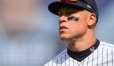 Aaron Judge honors former teammate Brett Gardner at Yankees home opener