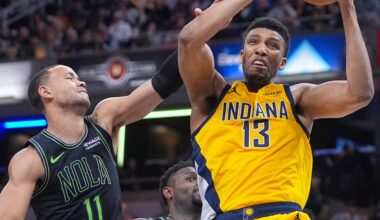 Hawks bolster inside depth for playoff run by signing former Pacers center Tony Bradley