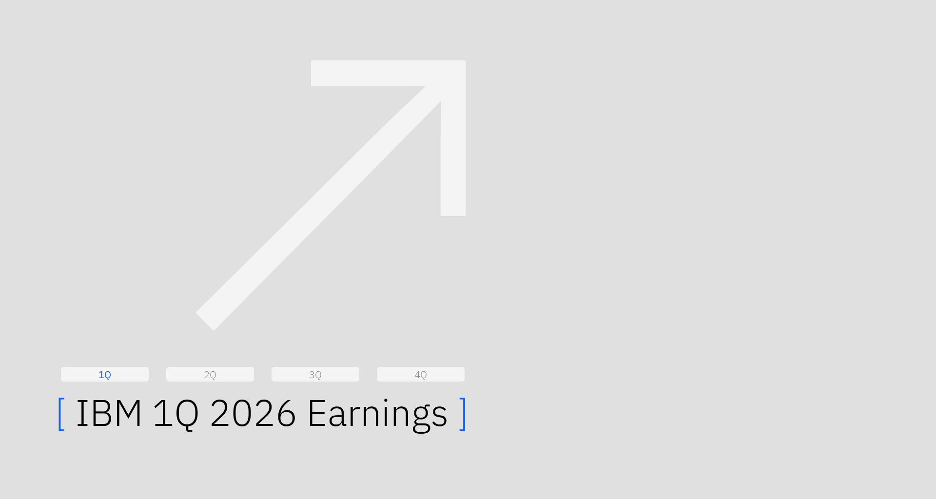 IBM RELEASES FIRST-QUARTER RESULTS