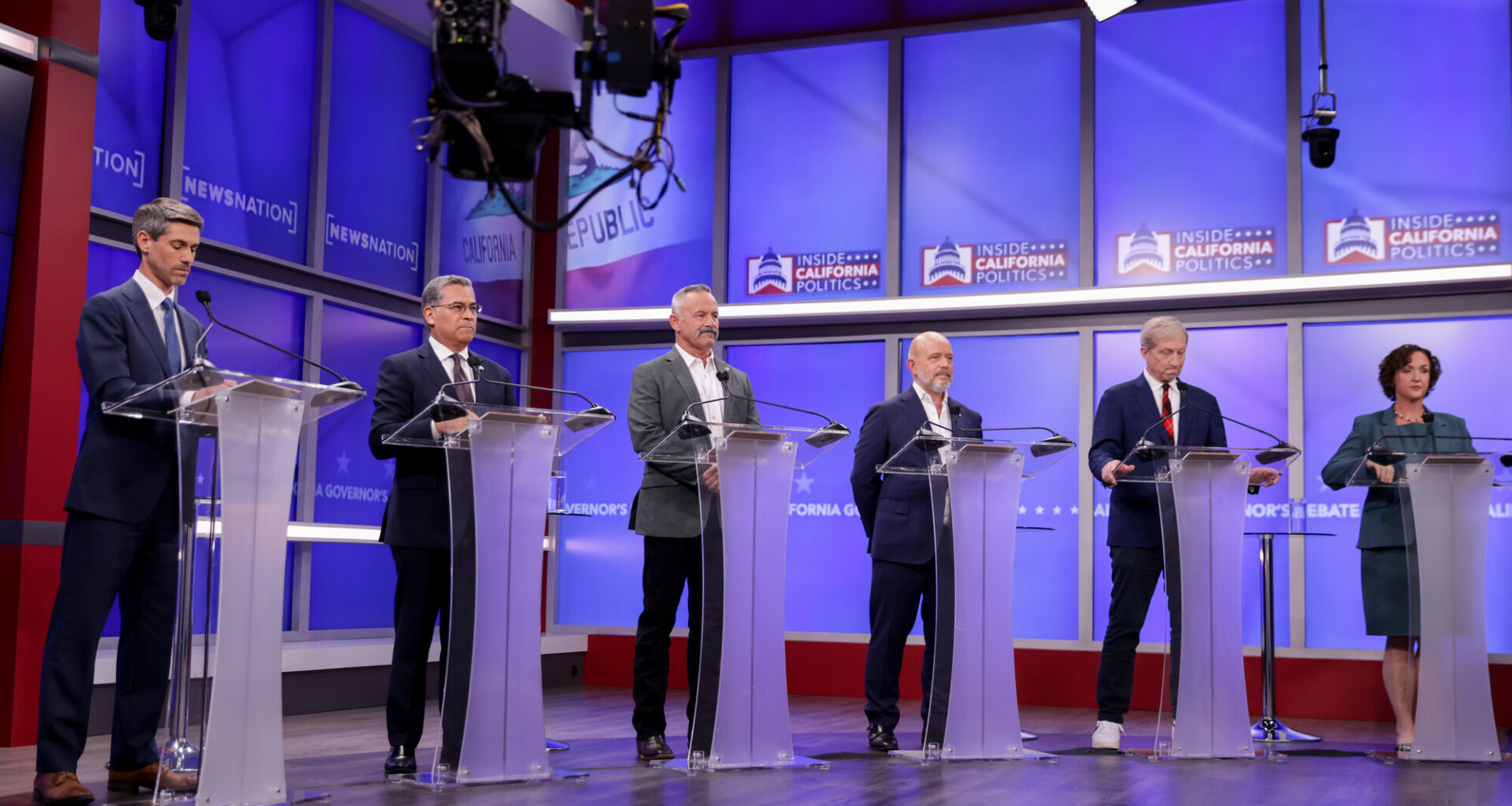 Rivals Target Steyer, Becerra in Debate As California Governor Race Tightens
