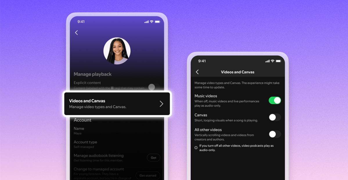 Spotify now lets you turn off all its videos