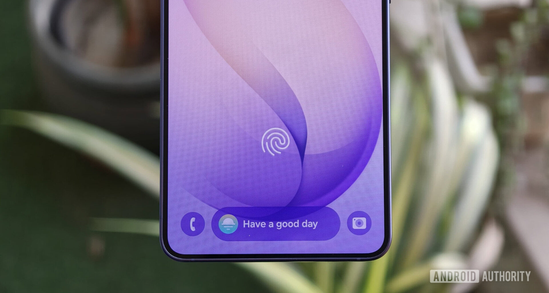 Fingerprint scanner on Samsung Galaxy S26