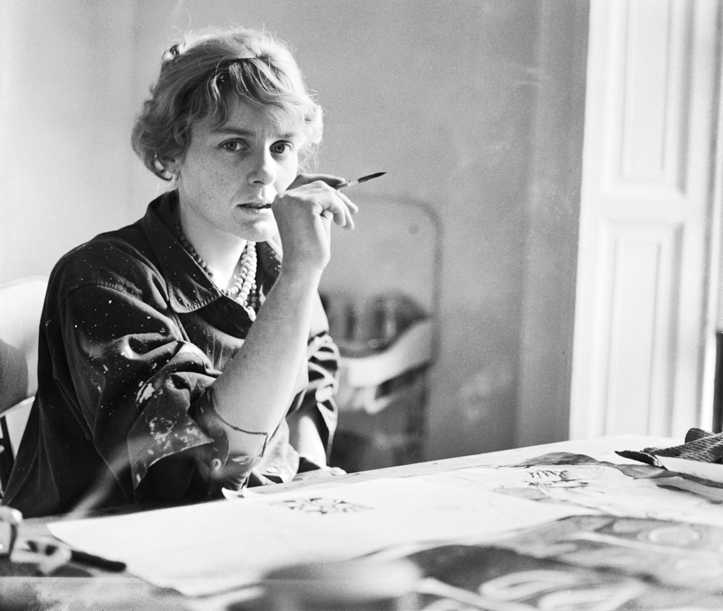 Portrait of an artist as a young woman.