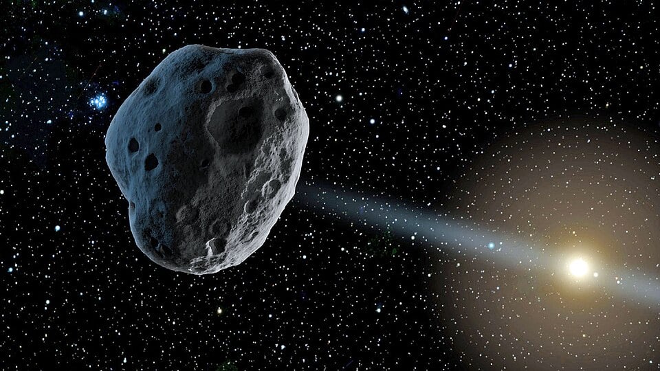 Image of an asteroid traveling through the solar system. Credit - NASA / JPL-Caltech