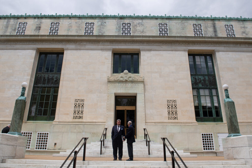 The National Academy of Sciences building in Washington, D.C. Credit: Saul Loeb/AFP via Getty Images