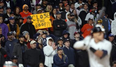 Is the roof open? Not in Houston, where the Astros keep Daikin Park closed, rain or shine