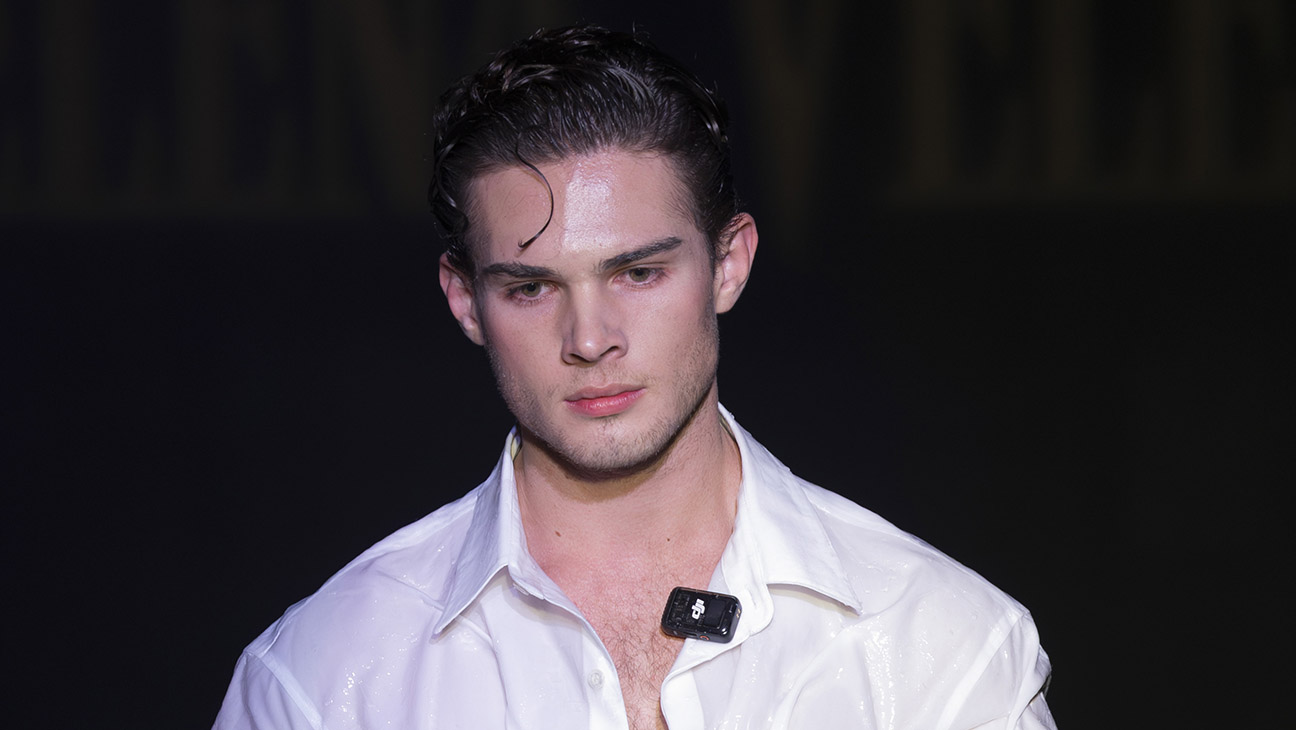 Braden ‘Clavicular’ Peters walks the runway during the Elena Velez Ready to Wear Fall/Winter 2026-2027 fashion show as part of the New York Fashion Week on February 12, 2026 in NY.