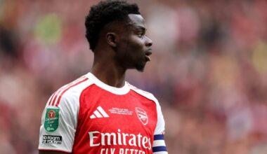 Arsenal’s Bukayo Saka to miss Manchester City match through injury – Mikel Arteta