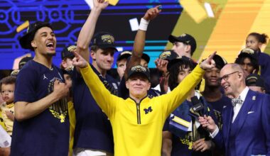 Two years ago, Dusty May took over an 8-24 Michigan team. Now, they are national champions