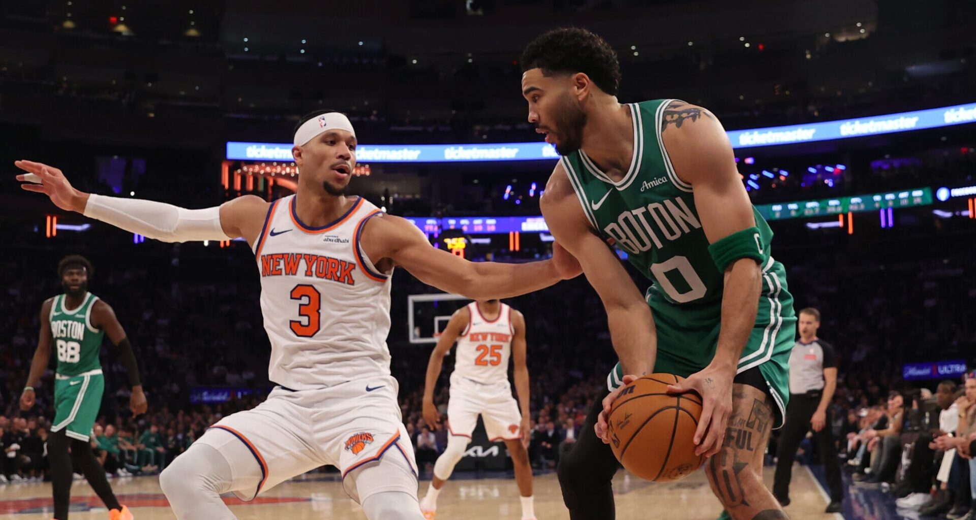 Jayson Tatum starts for Celtics vs. Mavericks, 10 months after Achilles' rupture