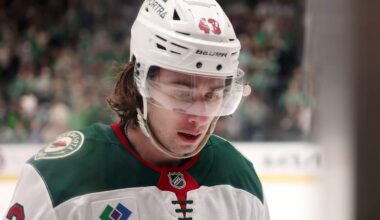 Wild star Quinn Hughes misses second straight practice on eve of NHL playoffs