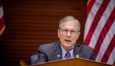 Chairman Rep. Brian Babin (R-Texas) speaks during a House Committee on Science, Space and Technology hearing on April 22 in Washington, D.C. Credit: Andrew Harnik/Getty Images