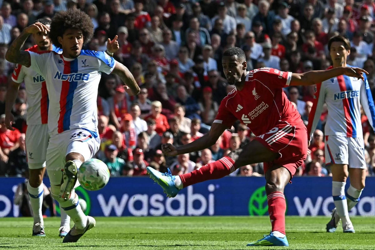 Isak finally gets first home league goal for Liverpool – but Slot still has issues to resolve