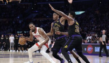 The Lakers were challenged defensively by Kevin Durant. They haven’t blinked