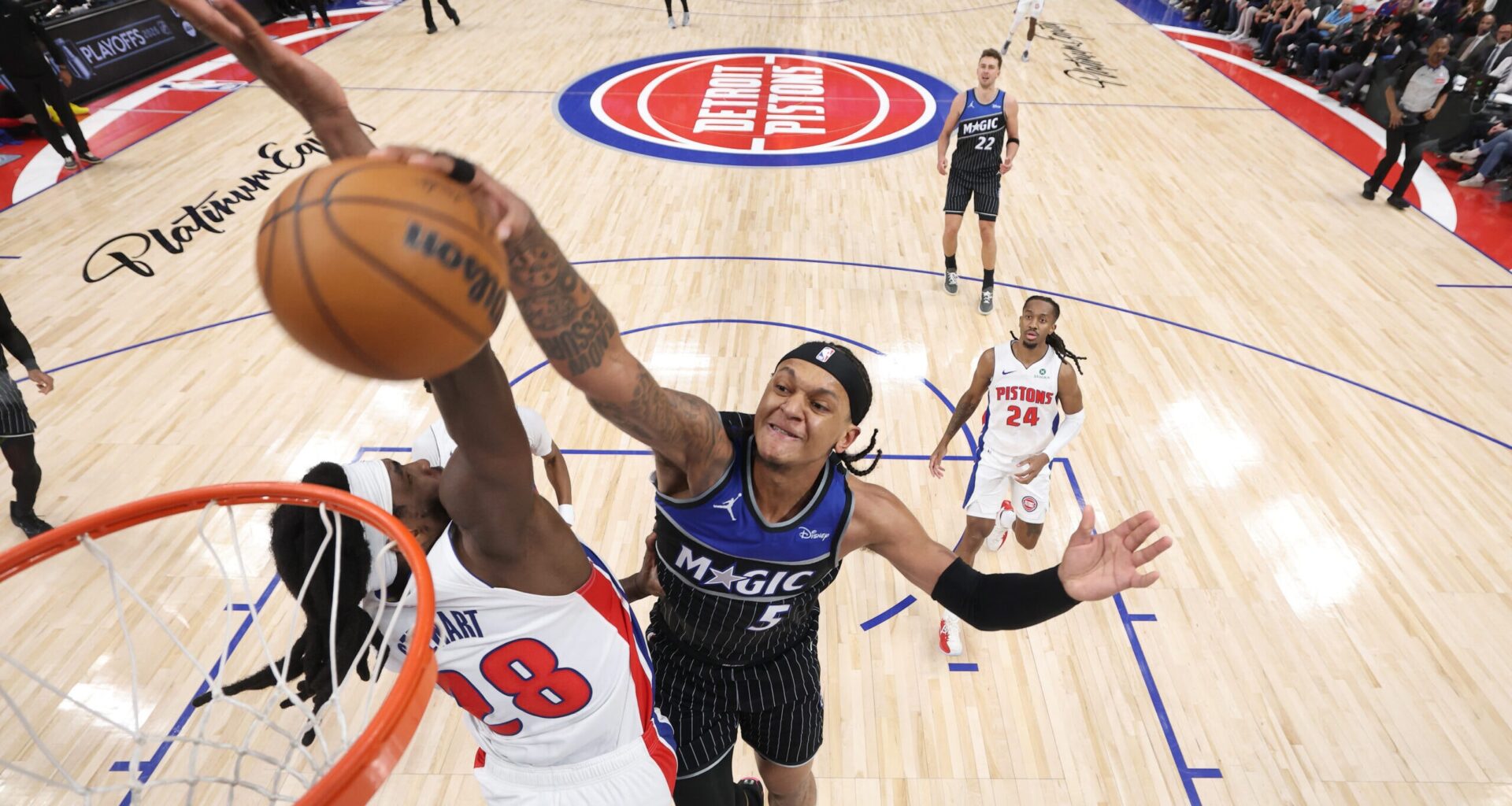 Daniss Jenkins, Marcus Sasser see their dream come true as Pistons teammates