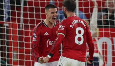 Man United 2 Brentford 1: Bruno Fernandes’ 19th assist, Champions League place all but sealed