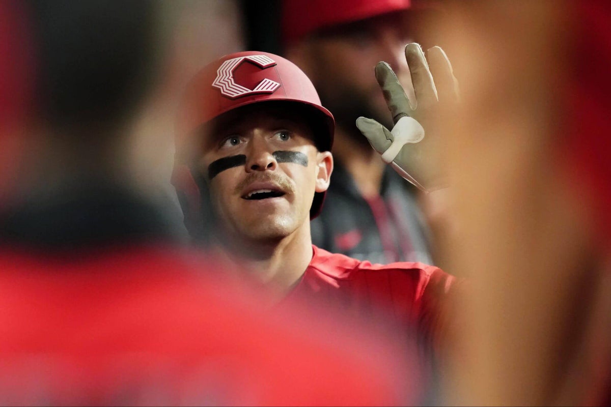 Reds’ TJ Friedl hopes he’s back on track after a bunt, bloops and a blast in win