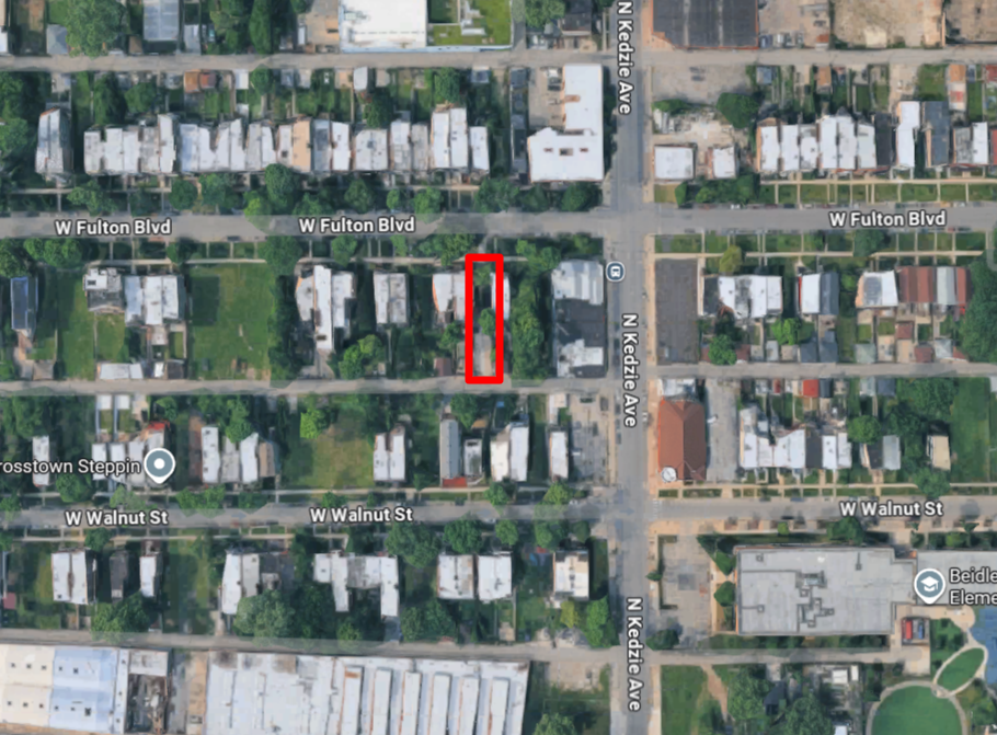 3215 West Fulton Boulevard three-flat permitted