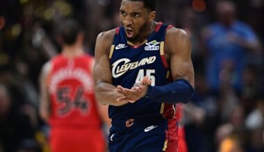 Mitchell scores 32 as Cavaliers defeat Raptors 126-113 in Game 1 of East first-round series