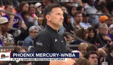 Phoenix Mercury players are excited to see where Nate Tibbetts grew up