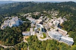 FILE - Aerial view of OHSU campus, Aug. 12, 2015.