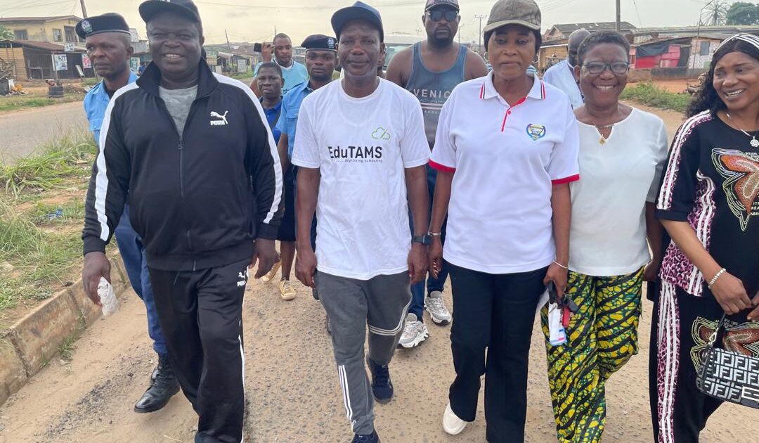 Rector Leads Fitness Walk for Healthy Living at OSPOHAS