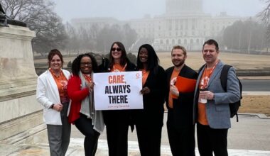 Group of CARE advocates on Capitol Hill.