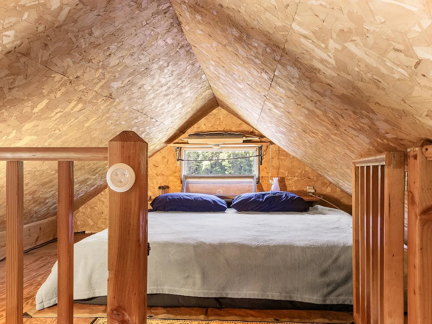 The loft at 1 Nay Pond Island.