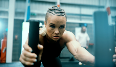 WWE Superstar Ivy Nile training