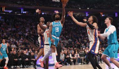 Hornets clinch the No. 9 seed and a home game in the East play-in tournament by beating the Knicks