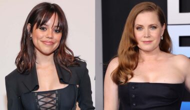 Jenna Ortega and Amy Adams